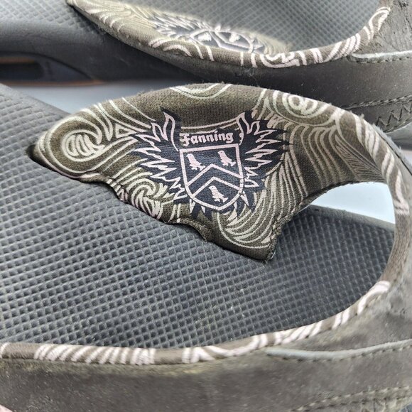 Vtg 2004 Reef Fanning Women's Thong Flip Flop Sandals Bottle Opener Bottom Sz 9 - Picture 9 of 14